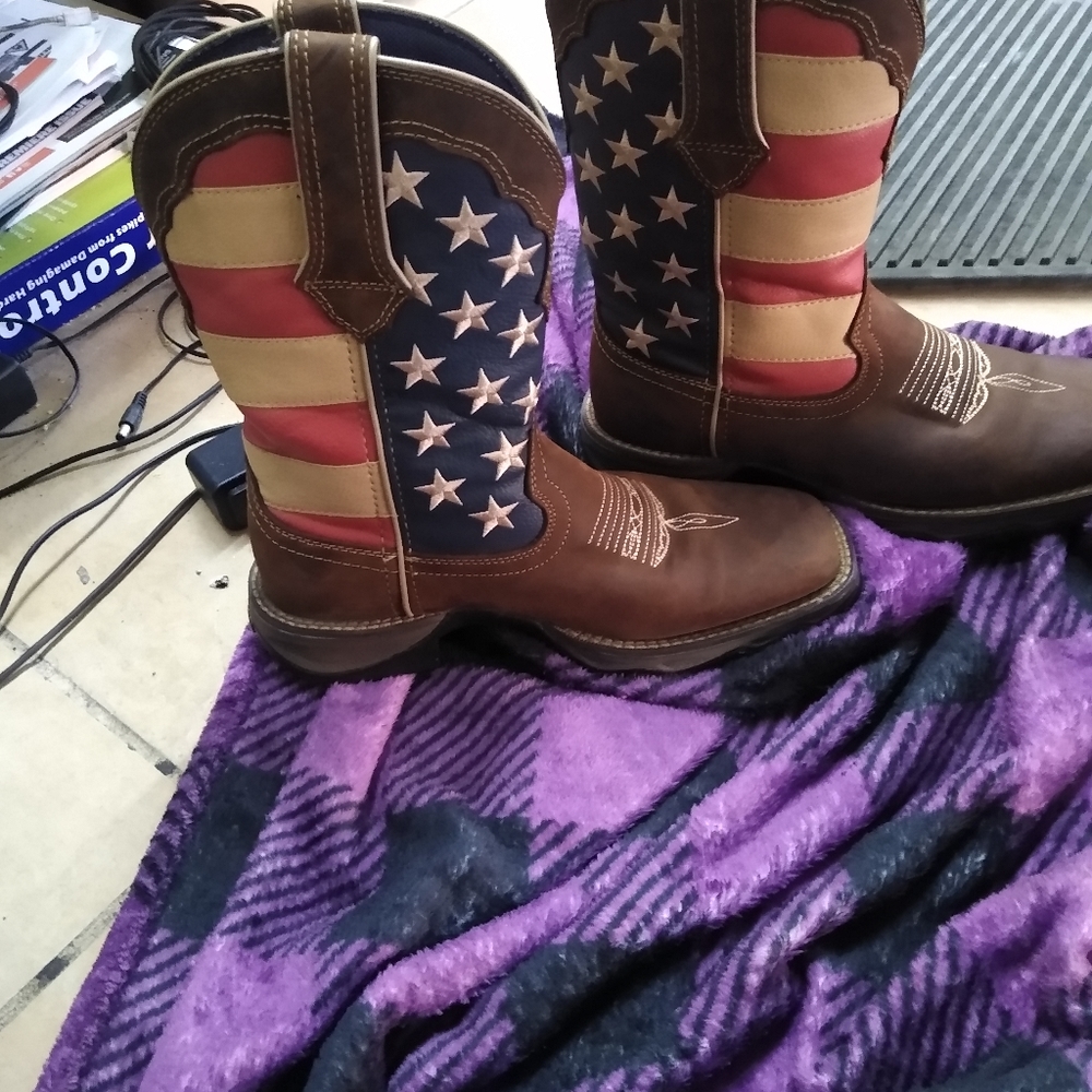 Lady rebel Durango 6.5 American flag boots from Bo